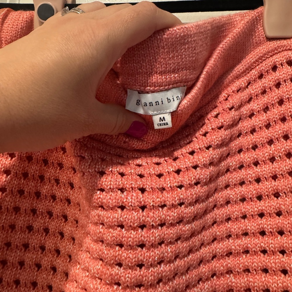 Gianni Bini Pink Crochet Eddie Skirt Size Medium- worn by Southern Charm Star!⭐️ - Picture 5 of 7